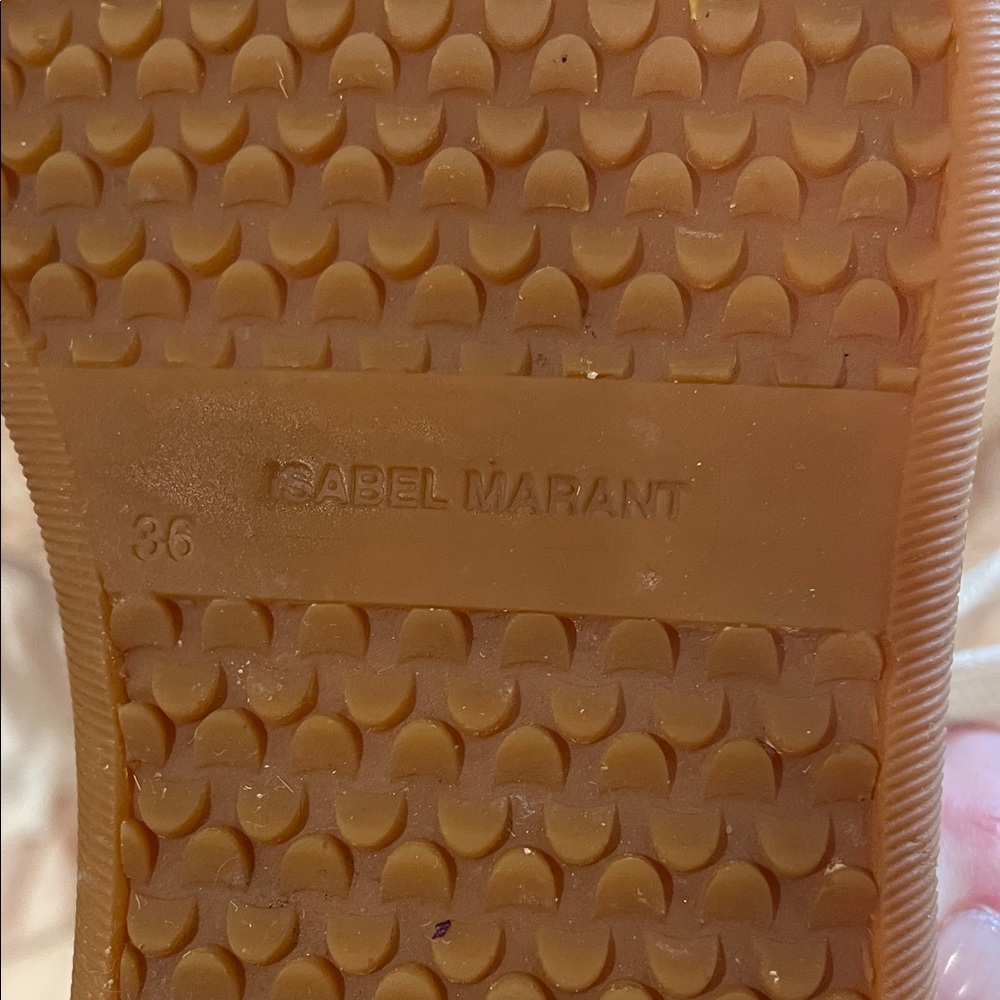 Isabel Marant Bryce leather sneakers White Lace-Up - Picture 6 of 9